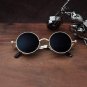 Vintage Steampunk Flip Sunglasses Retro Round Metal Sun Glasses for Men and Wome
