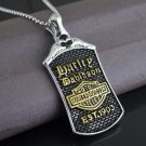 HARLEY-DAVIDSON necklace Silver Gold Dog Pound Necklace Tag