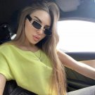 Punk Square Sunglasses Woman Fashion Small Frame Sun Glasses Female Metal Retro