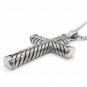 New Cool Boys Mens Stainless Steel Cross Pendant Necklace For Men Women Chain
