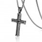 New Cool Boys Mens Stainless Steel Cross Pendant Necklace For Men Women Chain