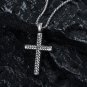 New Cool Boys Mens Stainless Steel Cross Pendant Necklace For Men Women Chain