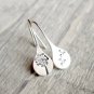 Vintage Flower Earrings Silver Color Dangle Earrings For Women Party Engagement
