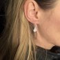 Vintage Flower Earrings Silver Color Dangle Earrings For Women Party Engagement