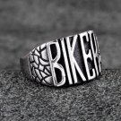 MENDEL Mens Womens Stainless Steel Motorcycle MC Outlaw Biker Ring Men Size 7-15