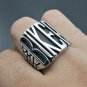 MENDEL Mens Womens Stainless Steel Motorcycle MC Outlaw Biker Ring Men Size 7-15