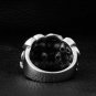 Skull Cool Man Ring 316L Stainless Steel Steam Ram Men Punk Rings Gothic Bands