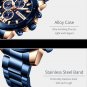 CURREN Men Watches Stainless Steel Wristwatch Male Chronograph Quartz Watch Gift