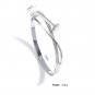 Luxury Unique Double Crystal Nail Head Cross Stainless Steel Bracelet For Woman