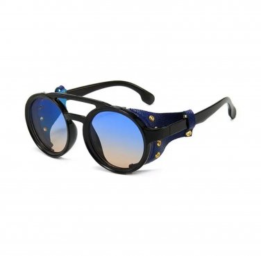 Steampunk Style Round Vintage Sunglasses Retro Eyewear For Men Women