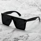 Men's Full Oversized Flat Frame Square Sunglasses