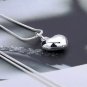 925 Sterling Silver Solid Small Heart Pendant Necklace 16-30 Inch Snake Chain