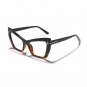 Women Oversized Cat Eye Blue Light Glasses Frames Vintage Style Old-School Fash