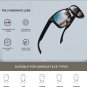 Square Polarized Sunglasses for Men Womens - UV Protection Anti Glare Fish