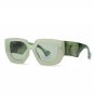 Colorful Square Sunglasses Women Wide Glasses Legs Men Travel Shades Male Female