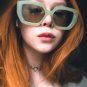 Colorful Square Sunglasses Women Wide Glasses Legs Men Travel Shades Male Female