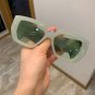 Colorful Square Sunglasses Women Wide Glasses Legs Men Travel Shades Male Female
