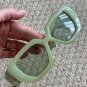 Colorful Square Sunglasses Women Wide Glasses Legs Men Travel Shades Male Female