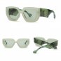 Colorful Square Sunglasses Women Wide Glasses Legs Men Travel Shades Male Female