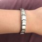 New Fashion Women Jewelry 9mm Width  Color Stainless Steel Bracelet Bangle Girls