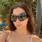 New Steampunk Oversized Sunglasses for Women Trends Punk Y2k Sun Glasses Goggle