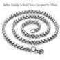 MENDEL Mens Stainless Steel Norse Viking Thors Hammer Mjolnir Pendant Necklace