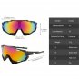 Outdoor Cycling Sunglasses UV Protection Windproof Glasses Polarized Lens Men