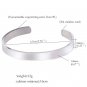 New Classic Simple Men Bracelet Open Adjustable Glossy Stainless Steel Bracelet