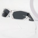 Futuristic Y2K Wrap Around Transparent Sunglasses: Stand Out in Style with UV400