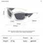 Futuristic Y2K Wrap Around Transparent Sunglasses: Stand Out in Style with UV400