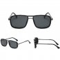 Men's Vintage UV400 Protection Steampunk Polarized Rectangular Sunglasses