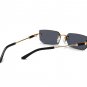 Rimless Sunglasses Rectangle Fashion Popular Women Men Shades Small Square Sun G