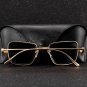 New Vintage Metal Steampunk Sunglasses Men Women Square Sun Glasses For Men