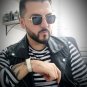 New Vintage Metal Steampunk Sunglasses Men Women Square Sun Glasses For Men