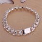 New High-end Women's Mens Fine S925 Sterling Silver Bracelet Fashion Jewelry Gif