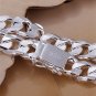 New High-end Women's Mens Fine S925 Sterling Silver Bracelet Fashion Jewelry Gif