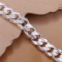 New High-end Women's Mens Fine S925 Sterling Silver Bracelet Fashion Jewelry Gif