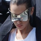 Oversized Punk Goggle Sunglasses Women Men Luxury Brand Designer Y2K Silver