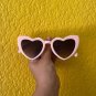 Love Heart Shaped Sunglasses Women Big Frame Fashion Cute Sexy Retro Cat Eye Vin