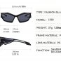 Futuristic Y2K Wrap Around Sunglasses: Stand Out in Style with UV400 Protection!