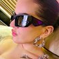 Futuristic Y2K Wrap Around Sunglasses: Stand Out in Style with UV400 Protection!