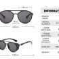 Men's Vintage Steampunk Round Black Sunglasses