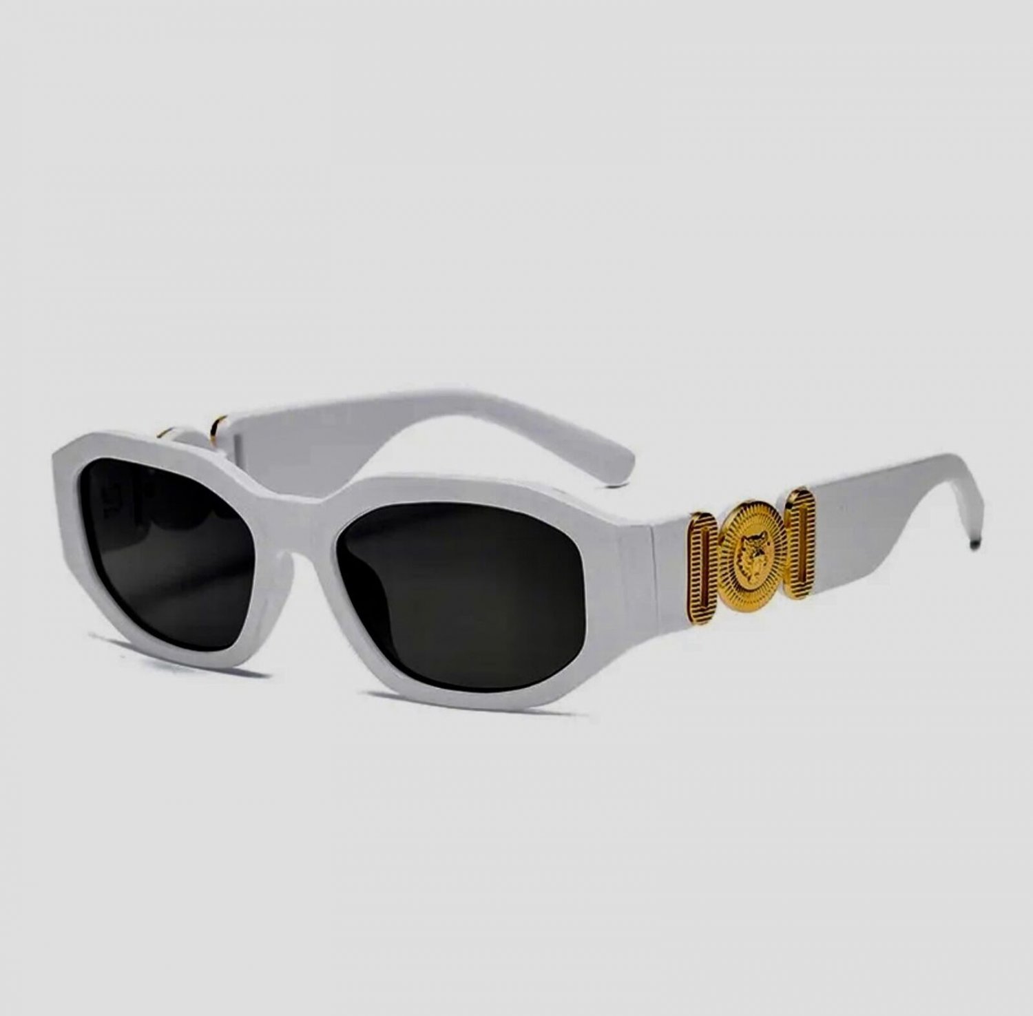 New Retro Irregular Square Sunglasses for Women Men Fashion