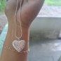 925 Sterling Silver Photo Frame Pendant Necklace 15 Inch Snake Chain For Woman C