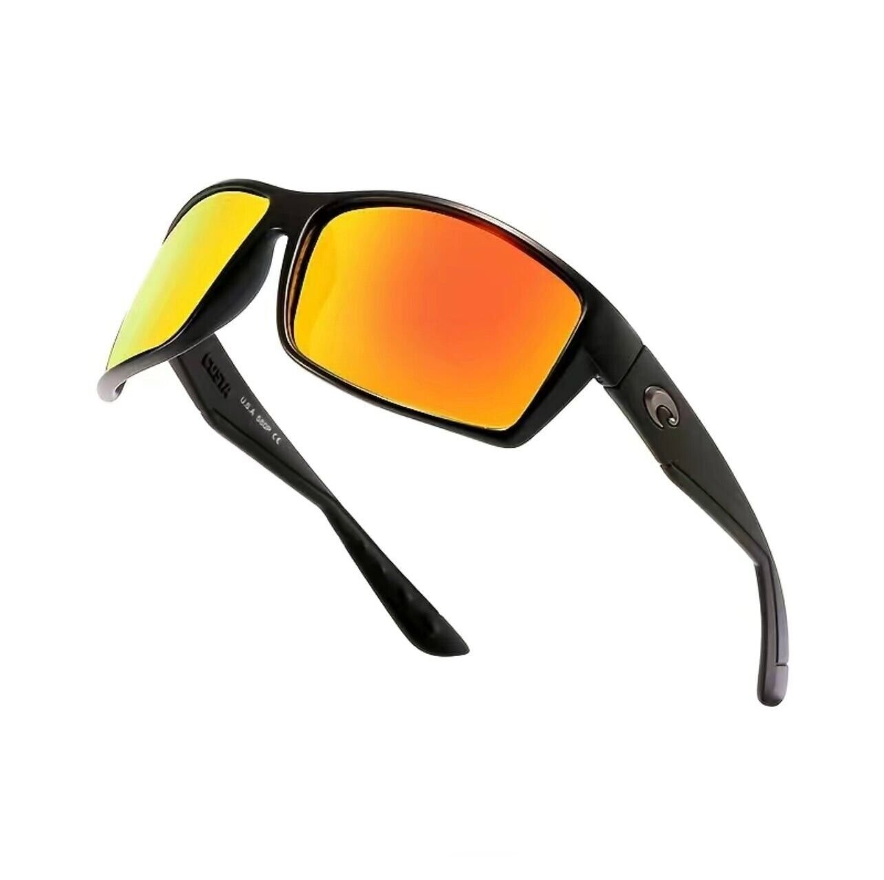 1pc Men's Square Frame Polarized Sunglasses, Unisex Trendy Sports Cycling  Fishin