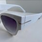 New Fashionista Oversized Elegant White Cats Eye Womens Sunglasses