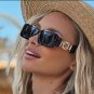 2022 New Retro Square Sunglasses For Women Men Flower Decoration Fashion Ladies