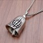 Motorcycle gremlin bell / necklace