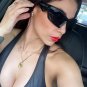 Cat Eyes Steampunk Silver Women's Sunglasses Luxury Brand Designer Futuristic