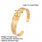Women's Witch Knot Bracelet Stainless Steel Adjustable Open Cuff Bracelet Celtic